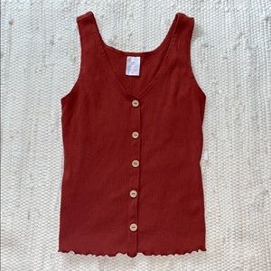 Burnt Orange Tank Top